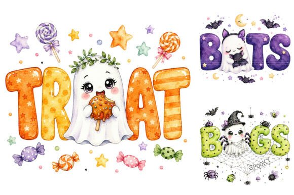 Download Halloween Ghost Sublimation PNG Bundle - Png Collection