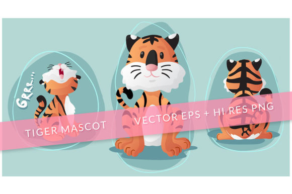Download Little Tiger Vector Illustration - Tiger Collection