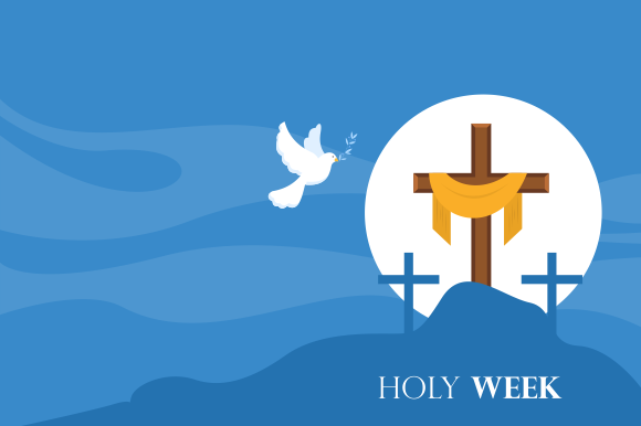 Download Flat Design Holy Week Concept Logo - Concept Collection